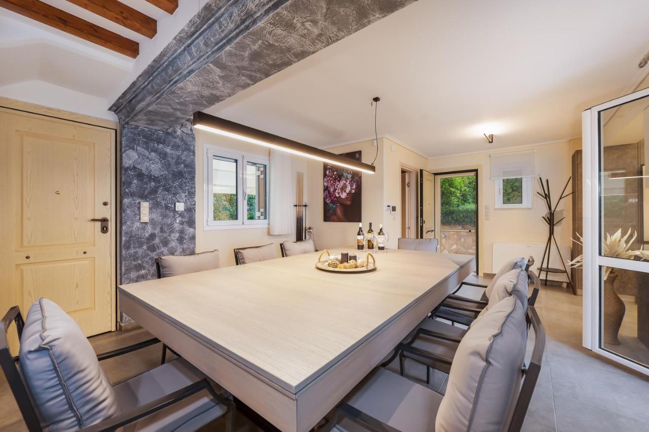 Nikole'S Villas Luxury 180M2 Tiros Ngoại thất bức ảnh